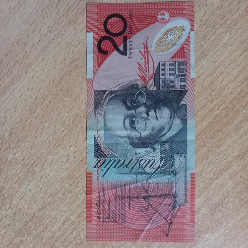 Billete 20 Dolares Australia 0