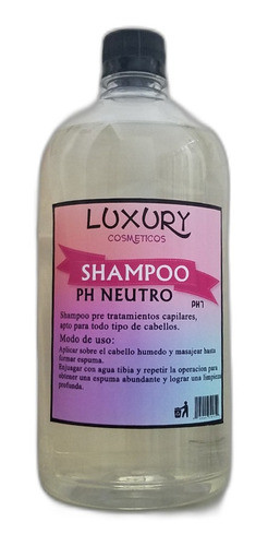 1litro Shampo Anti Residuos O Neutro 0