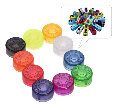 Mooer 10 Unidades Pedaleiro Topper Protetor Colorido Pára-ch 1