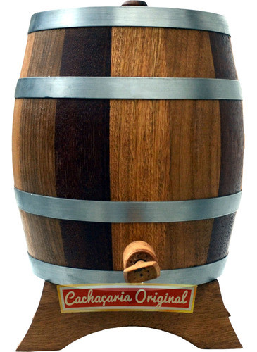 Barril Corote Vinho Whisky Cerejeira Vertical 3 Litros 0