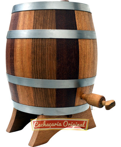 Barril Corote Vinho Whisky Cerejeira Vertical 3 Litros 1