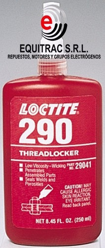Loctite 290 Fijacion De Roscas 250gr - Equitrac V.luzuriaga 0