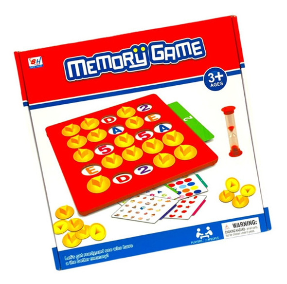 Juego De Memoria Con Reloj De Arena Y Tablero Intercambiable 0