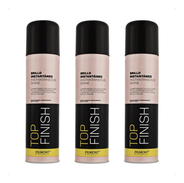 Primont Kit 3u Top Finish Brillo Instantáneo 240cc 0