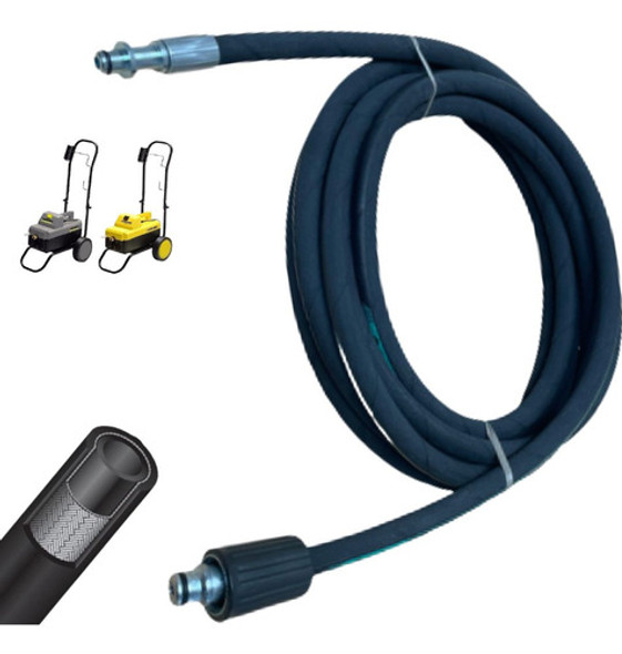 Mangueira Com Trama De Aço Lavadora Karcher Hd585 20 Metros 0