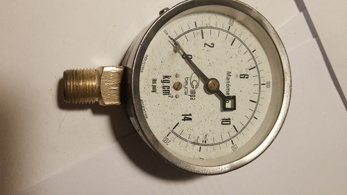 Manometro  Marca  Beyca Hasta 14 Kilos / Cm2 Diametro 100 Mm 1