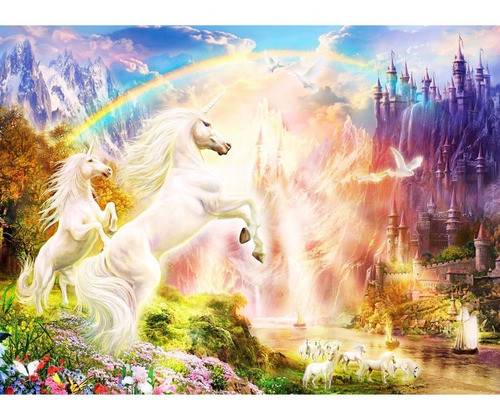 Puzzle 500 Piezas Clementoni - Sunset Unicorns 1
