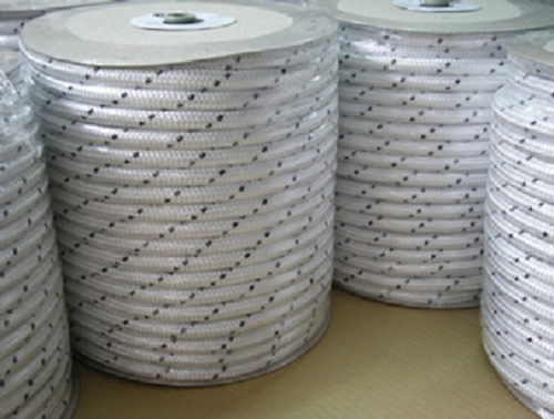 Soga Multifilamento Blanca Y Negra Tranzada De 10mm X 100mts 1