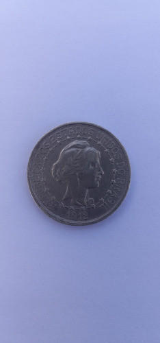 Moeda De 1000 Réis De 1912 -estrelas Ligadas - Mbc 0