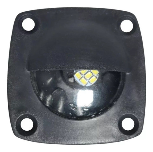 Luz Cortesia Preta Embutir Led Azul 12v Barco Lancha Kit 2 1