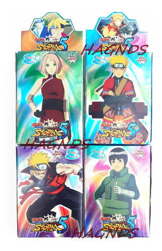 Pack Cartas Naruto Shippuden Ultimate Ninja Nuevas 50 Cartas 0