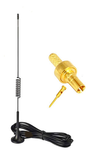 Antena 3g/4g Cable2 Mts; Magnética 6 Dbi, Contec. Crc9 0