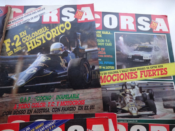 Lote X12 Revista Auto Antiguo Corsa F2 Codasur Formula Vw 1