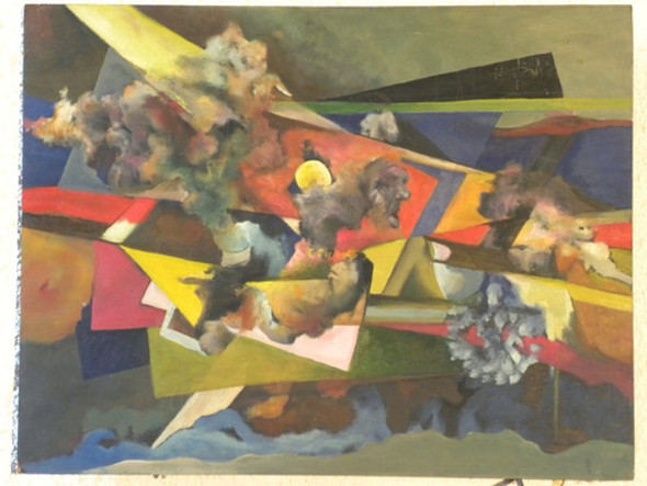Increible Oleo Original S/lienzo De Oscar Caputto Bruno 0