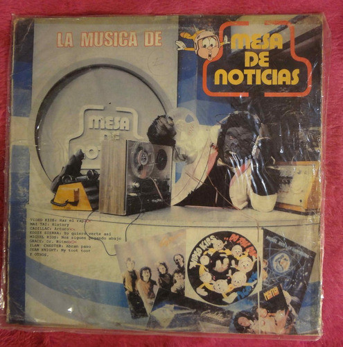 La Música De Mesa De Noticias Vinilo Programa De Tv Años 80 0