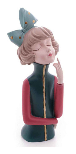 Figura Decorativa Resina Boneca Pensadora 61494 Rojemac 0