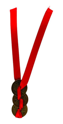 3 Moedas Chinesas Do Feng Shui 2,50 Cm Em Metal Prosperidade 1