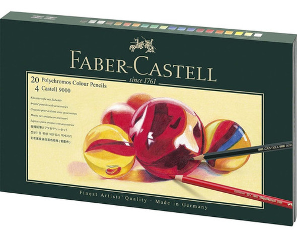 Set 20 Lápices De Colores Polychromos Faber Castell - Mosca 0