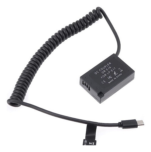 Dummy Battery Con Usb C Para Canon Rebel T8i - Mark Ii Etc 0