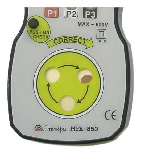 Fasimetro - Indicador Rotacao Disco Mfa-850 Minipa 1