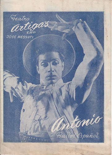 1954 Teatro Artigas Ballet España Antonio Rosita Segovia 0