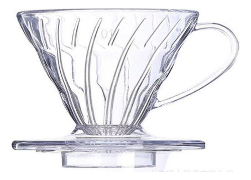 V60-02 Porta  Filtro  De Café Resina+5*40u Papel De Filtro 0