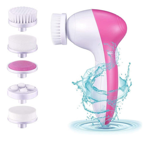 Massageador Rotativo Rosto 5 Em 1 Limpeza Cuidado Facial 0