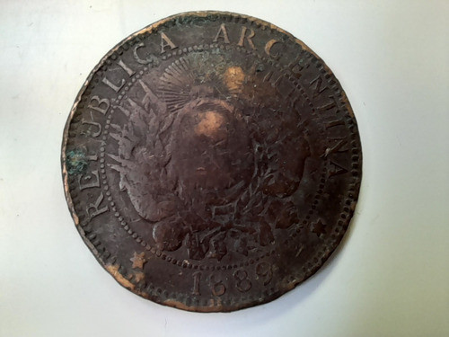 Moneda Argentina 2 Centavos 1889 0