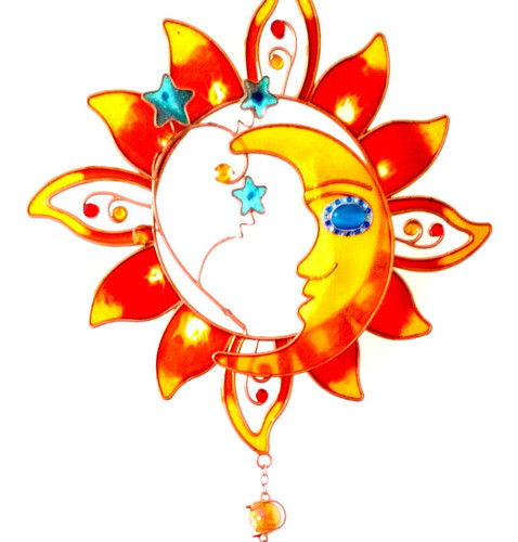 Llamador De Angeles Sol Y Luna Llamador De Viento 1