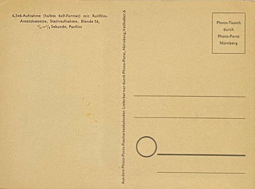 Antigua Postal, Circa 1900, Bosque Otoño Foto, Alemania 3p46 1