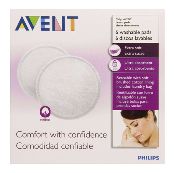 Absorventes Laváveis Para Seios Avent 1 Absorventes Laváveis Para Seios Avent 1