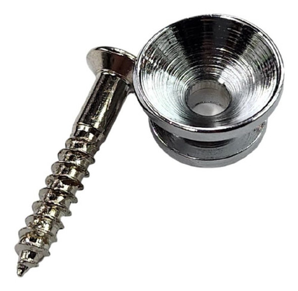 Tornillo Botón Sujeta Correa Sambong He005 Cromo X2 Unidades 1
