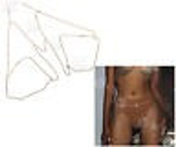 Bondage Oro Cristal Rhinestone Mujer Cintura Vientre Muslo P 0