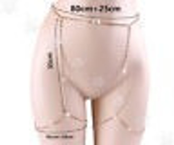Bondage Oro Cristal Rhinestone Mujer Cintura Vientre Muslo P 1