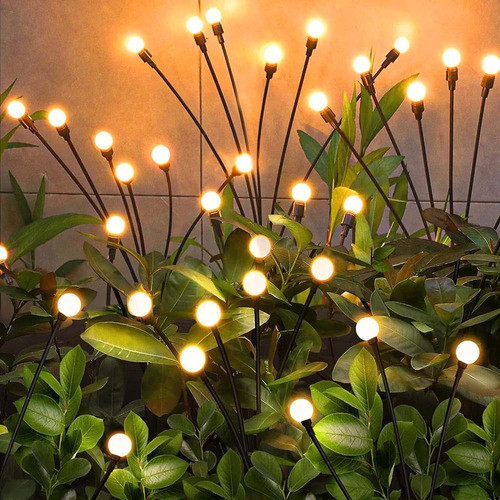 ~? Nbqq Solar Garden Lights,solar Firefly Lights,4 Pack 32 H 0