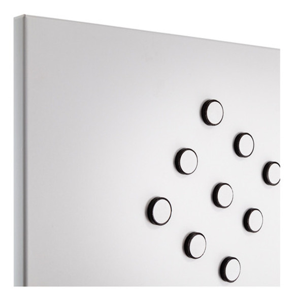 Mural Quadro Lousa Magnético 40x120cm - Branco + 20 Ímas 1