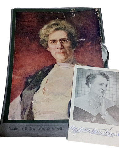 Julia Lopes De Almeida Gravura Inédita Da Escritora Anos 30 0