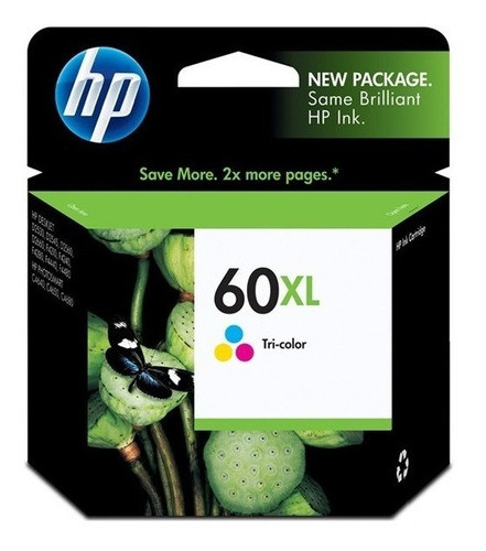 Cartucho Original Hp 60xl Color D2530/60 F4480/4280/d110- Cs 0