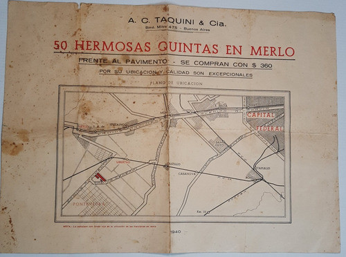 Merlo Remate Loteo Quintas 1940 Camino Real Ro 379 0