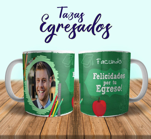 Plantillas Tazas Egresados Diseños Sublimar #6 1