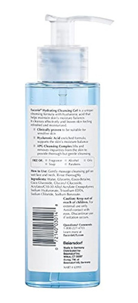 Eucerin Gel Limpiador Hidratante, Limpiador Facial Diario Fo 1 Eucerin Gel Limpiador Hidratante, Limpiador Facial Diario Fo 1