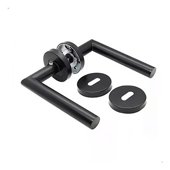 Manijas Para Puertas Anodizado Premium Negra!habitacion 0