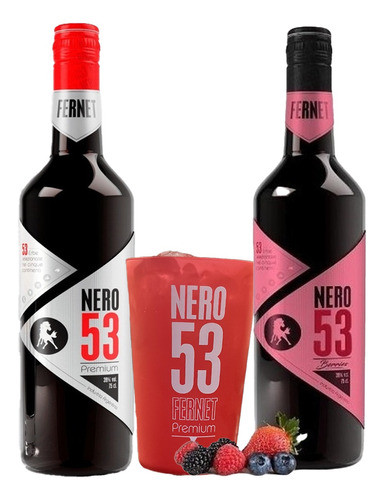 Nero 53 Kit Premium Y Berries X2 Con Regalos (vaso Y Bolsa) 0