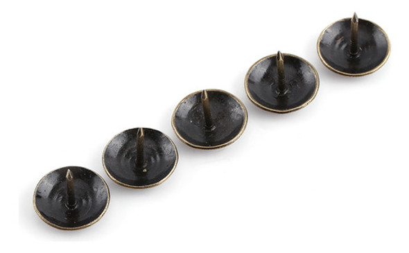 Etiqueta De Metal, 100 Peças De Estofamento Vintage, Unhas, 1