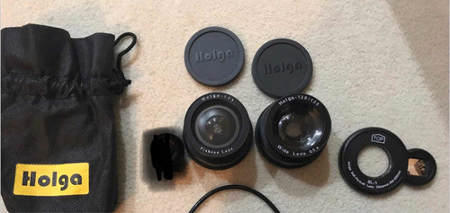 Kit Holga 135 120 Fisheye Wide Angle Y Selfie En Bolsa Origi 0
