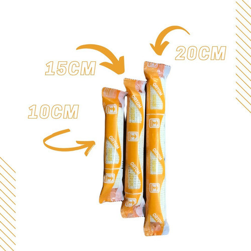 Atadura De Crepe Ortom 10cm X 1,80 Esticado Pct C/ 12 Unid 0