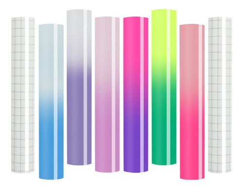 Offnova Vinilo Que Cambia De Color Fro Para Cricut, Paquete 0