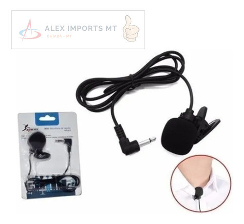 Microfone De Lapela Kp911 Lapella Discreto Gravadores 1
