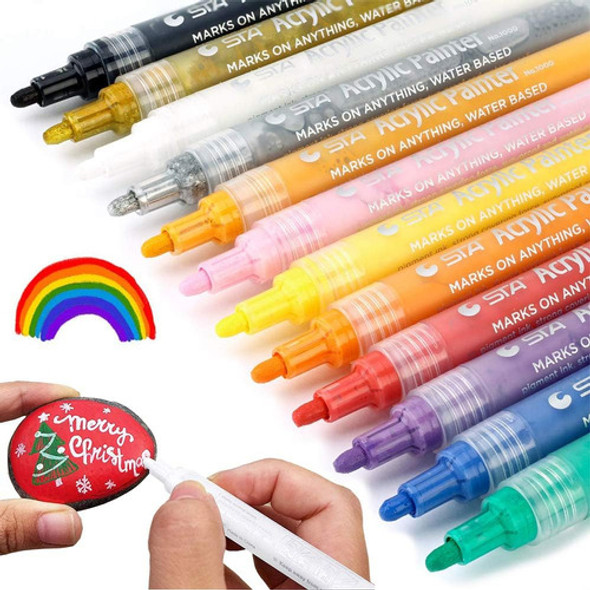 Plumas De Acrílico Marcadores De Pintura, Pandafly Arte Plum 1