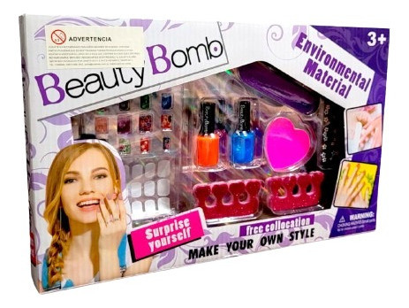 Kit Maquillaje Infantil Uñas Niñas 30 Piezas 1